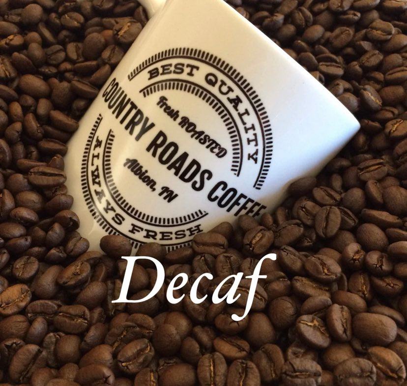 this is an image of our DECAF coffee naturally processed with no chemicals